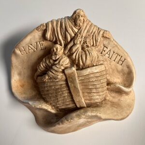 Sculpture Have Faith Calming The Storm Christian Statue Jesus Christ Figurine 5”